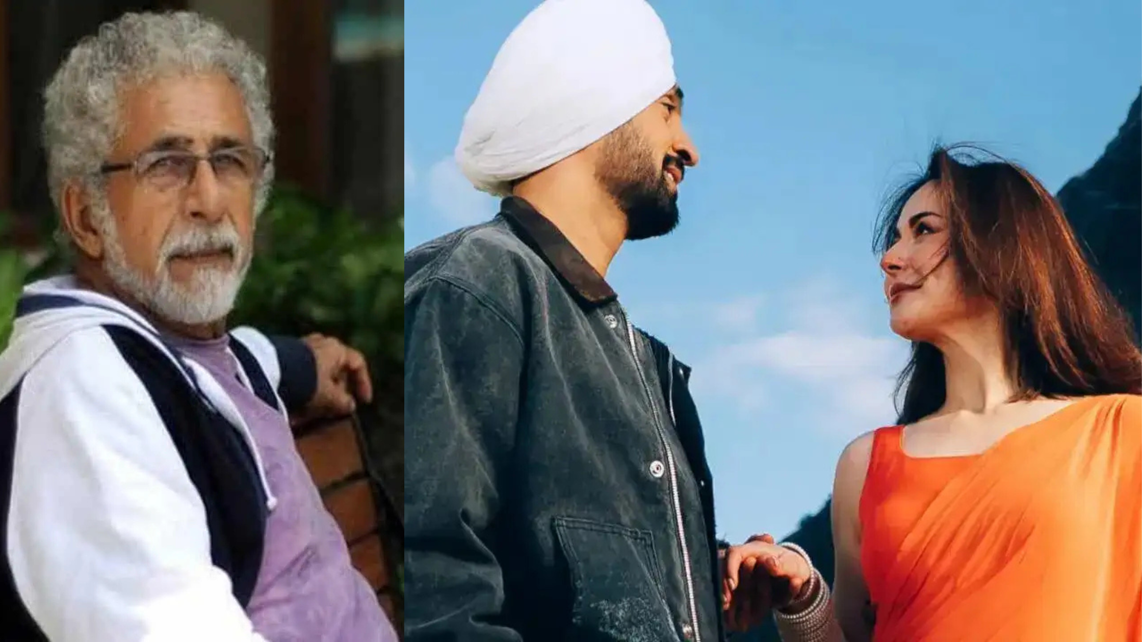 Naseeruddin Shah Stands with Diljit Dosanjh, Slams Extremists Over ‘Sardaarji 3’ Controversy