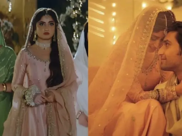 Sajal Aly Sparks Controversy by Wearing Real Engagement Outfit in New Drama